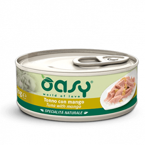 OASY CAT TONNO E MANGO LATTINA 150 GR