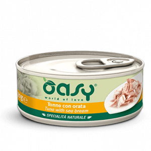OASY CAT TONNO E ORATA LATTINA 70 GR