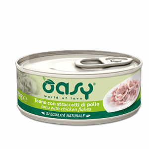 OASY CAT TONNO E POLLO LATTINA 70 GR