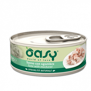 OASY CAT TONNO E SGOMBRO LATTINA 150 GR