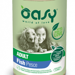 OASY DOG LIFESTAGE PESCE LATTINA 400 GR
