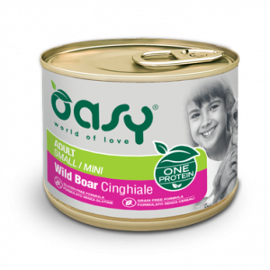 OASY DOG ONE ADULT SMALL CINGHIALE LATTINA 200 GR