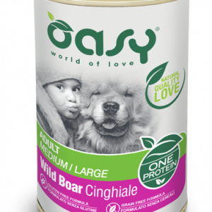 OASY DOG ONE CINGHIALE LATTINA 400 GR