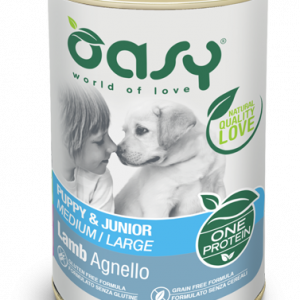 OASY DOG ONE PUPPY AGNELLO LATTINA 400 GR