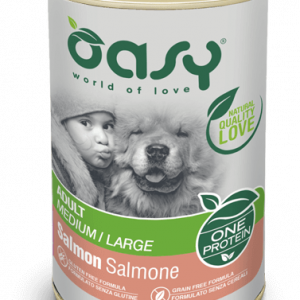 OASY DOG ONE SALMONE LATTINA 400 GR