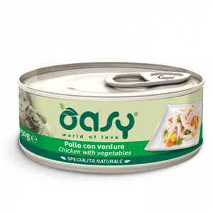 OASY DOG POLLO E VERDURE LATTINA 150 GR