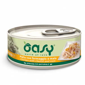 OASY DOG POLLO FORMAGGIO E MAIS LATTINA 150 GR
