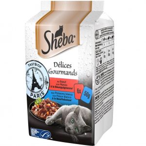 SHEBA DDJ TASTE OF PARIS 6 BS X 50 GR