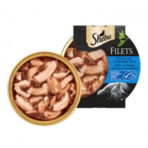 SHEBA FILETS POLLO E TONNO 60 GR