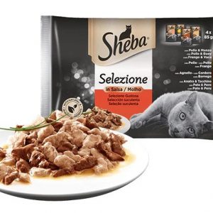 SHEBA SELEZIONE CON CARNE 4 X 85 GR