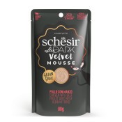 SCHESIR GATTO AFTER DARK VELVET POLLO E MANZO BUSTINA 80 GR