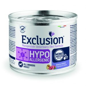 EXCLUSION DOG HYPO CINGHIALE E PATATE LATTINA 200 GR
