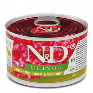 ND DOG QUINOA ANATRA E COCCO 140 GR