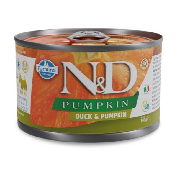 ND DOG ZUCCA E ANATRA 140 GR
