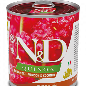 ND DOG QUINOA CERVO E COCCO 285 GR