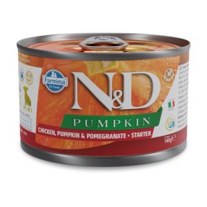 ND DOG ZUCCA POLLO E MELOGRANO STARTER PUPPY MINI 140 GR