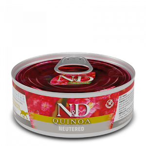 ND CAT QUINOA E MAIALE NEUTERED 80 GR
