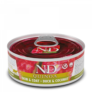 ND CAT QUINOA ANATRA E COCCO 80 GR