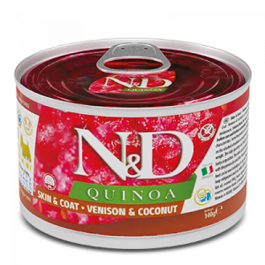 ND DOG QUINOA CERVO E COCCO 140 GR