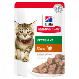 HILLS GATTO KITTEN TACCHINO BUSTINA 85 GR