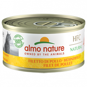 HFC CAT NATURAL FILETTO DI POLLO LATTINA 70 GR