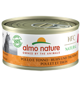 HFC CAT NATURAL TONNO E POLLO LATTINA 150 GR