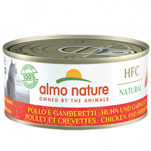 HFC CAT NATURAL POLLO E GAMBERETTI LATTINA 150 GR