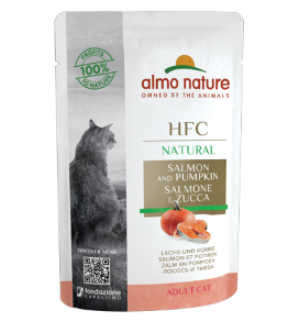 HFC CAT NATURAL SALMONE E ZUCCA BUSTINA 55 GR