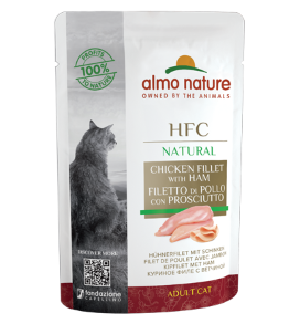 HFC CAT NATURAL POLLO E PROSCIUTTO BUSTINA 55 GR