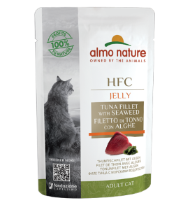 HFC CAT JELLY FILETTI DI TONNO E ALGHE BUSTINA 55 GR