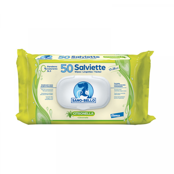 SALVIETTE ELANCO CITRONELLA 50 PZ
