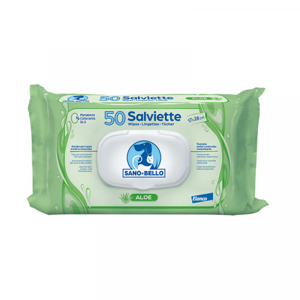 SALVIETTE ELANCO ALOE 50 PZ