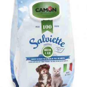 SALVIETTE CAMON MUSCHIO E ALOE 100 PZ