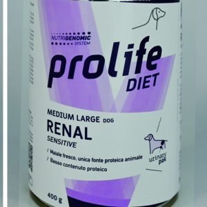 PROLIFE DOG VET RENAL SENSITIVE MAIALE LATTINA 400 GR