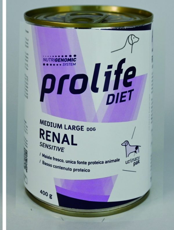 PROLIFE DOG VET RENAL SENSITIVE MAIALE LATTINA 400 GR