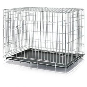 GABBIA DA TRASPORTO NERA 93X69X62 CM MISURA M-L