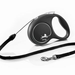 FLEXI DESIGN BLACK GUINZAGLIO CORDA S 5 MT NERO