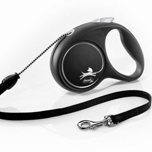 FLEXI DESIGN BLACK GUINZAGLIO CORDA M 5 MT NERO