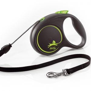 FLEXI DESIGN BLACK GUINZAGLIO CORDA M 5 MT VERDE
