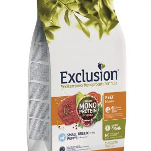 EXCLUSION DOG MEDITERRANEO MANZO PUPPY SMALL 7 KG