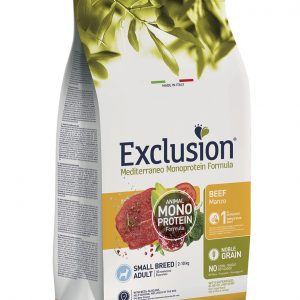 EXCLUSION DOG MEDITERRANEO ADULTO MANZO SMALL 7 KG
