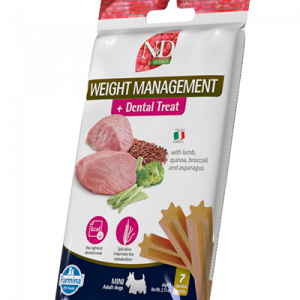 ND DOG SNACK QUINOA WEIGHT MANTENANCE AGNELLO ADULT MINI 60 GR