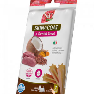 ND DOG SNACK QUINOA SKIN&COAT CERVO ADULT MINI 60 GR