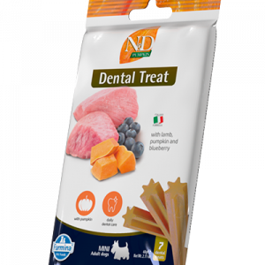 ND DOG SNACK ZUCCA AGNELLO E MIRTILLO ADULT MINI 60 GR
