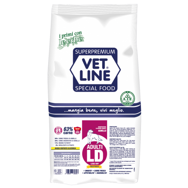 VET LINE LD ADULT MINI AGNELLO 3 KG