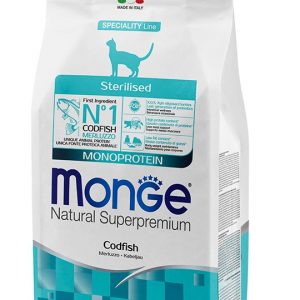 MONGE CAT STERILIZED MERLUZZO 1,5 KG