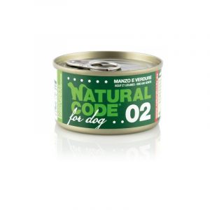 NATURAL CODE CANE MANZO E VERDURE LATTINA 90 GR