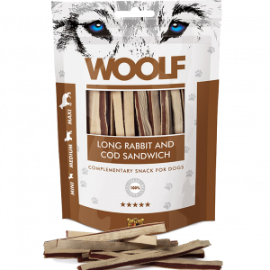 WOOLF SANDWICH DI CONIGLIO E MERLUZZO 100 GR