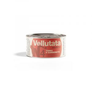 NATURAL CODE GATTO VELLUTATA TONNO E GAMBERETTI LATTINA 85 GR