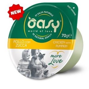OASY CAT MORE LOVE POLLO E ZUCCA CUP 70 GR